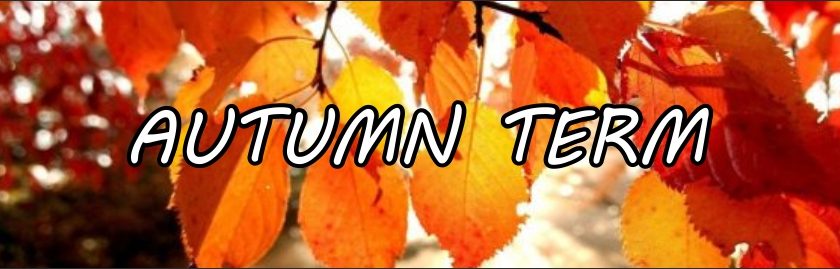 Autumn term logo
