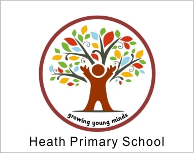 heath primary school logo