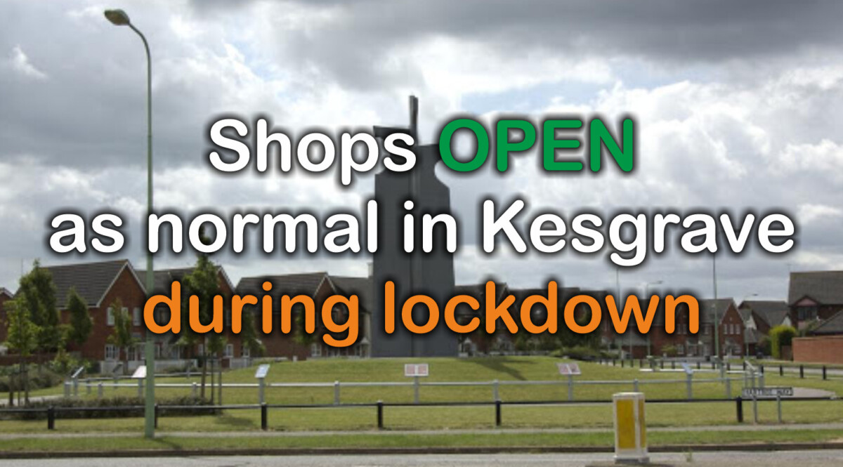 lockdown kesgrave shops open